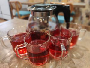 Big Pot of Fatblocker tea at The Kind Bowl - Batam in Batam