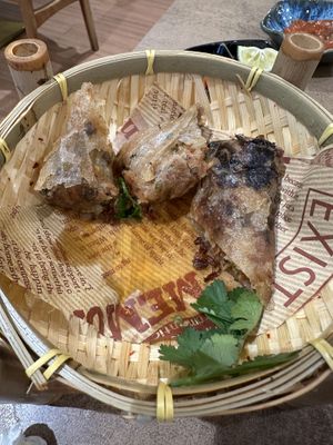 Burnt & oily spring roll   at The Kind Bowl - Batam in Batam