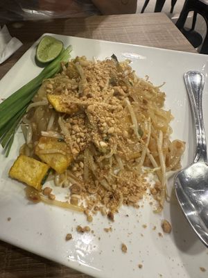 pad thai, tasty!!!  at Cheap Shots in Bangkok