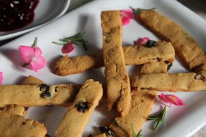 sugar-free biscuits 6 flours - vegan at Bio BnB Villa Medicea Lappeggi in Florence
