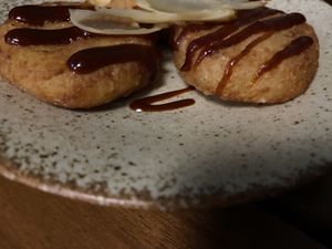 Grandma’s Mochi Cheese Potato  at Muku Ramen Bar in Belconnen
