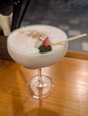 Lychee Strawberry Naiquiri at Muku Ramen Bar in Belconnen