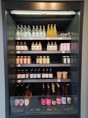 Cold drinks at Saint-Jean Deli in Amsterdam