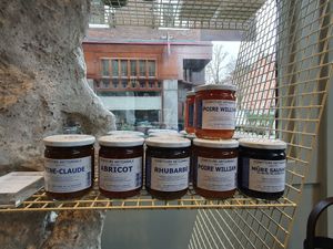 Deli items at Saint-Jean Deli in Amsterdam