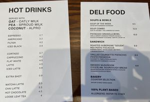 Menu Friday 31 May 2024  at Saint-Jean Deli in Amsterdam