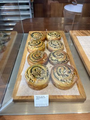 Offering Friday 31 May 2024. The pesto roll is very tasty at Saint-Jean Deli in Amsterdam