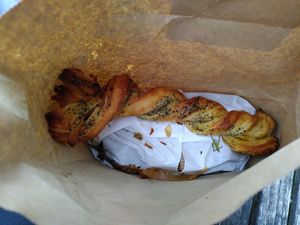 Rosemary twist at Saint-Jean Deli in Amsterdam