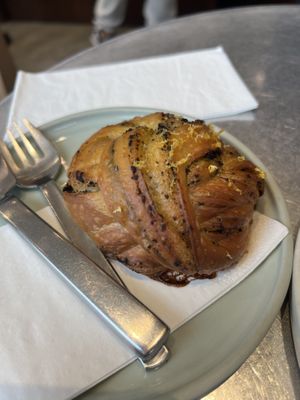 Rosemary olive oil bun  at Saint-Jean Deli in Amsterdam