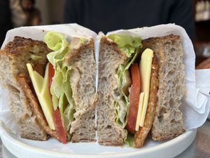 Tempeh BLT  at Saint-Jean Deli in Amsterdam