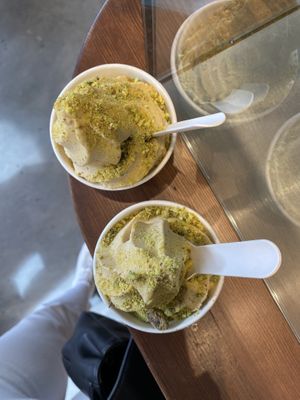 Soft Serve Pistacchio  at Saint-Jean Deli in Amsterdam