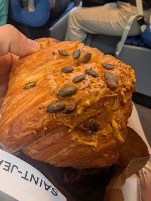 Cheese croissant at Saint-Jean Deli in Amsterdam