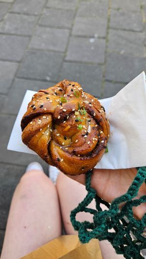 Hosion bun at Saint-Jean Deli in Amsterdam