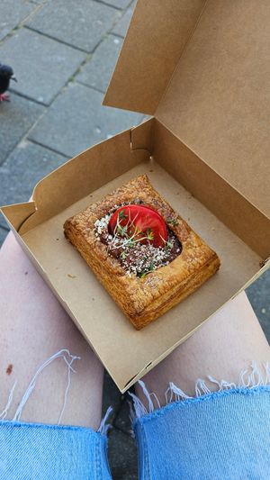 Bolognse pastry at Saint-Jean Deli in Amsterdam