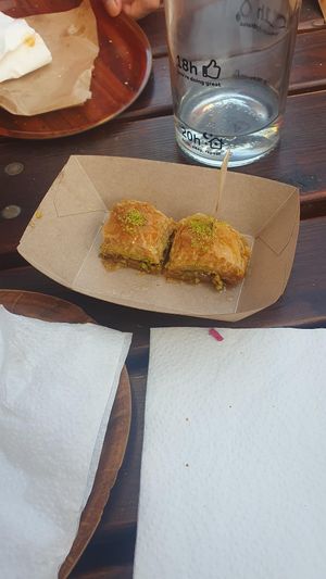 Vegetarian baklava at delikato in Berlin