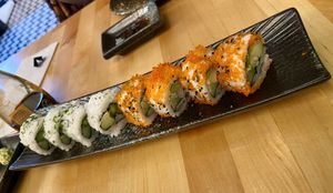 Veggie roll & California roll💚 #Veganuary at NORI | Vegan Sushi - Wok in Rotterdam