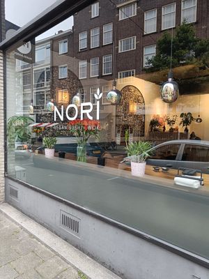 Front of restaurant at NORI | Vegan Sushi - Wok in Rotterdam