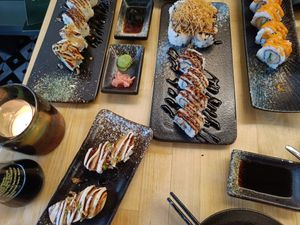 Meatlovers menu plus some other things at NORI | Vegan Sushi - Wok in Rotterdam