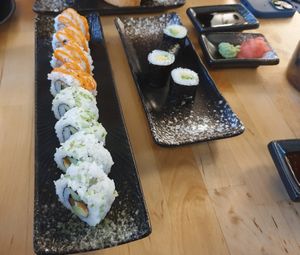 Different kinds of maki at NORI | Vegan Sushi - Wok in Rotterdam