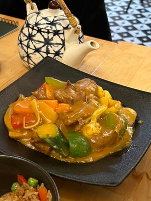 Vegan Lamb Curry at NORI | Vegan Sushi - Wok in Rotterdam