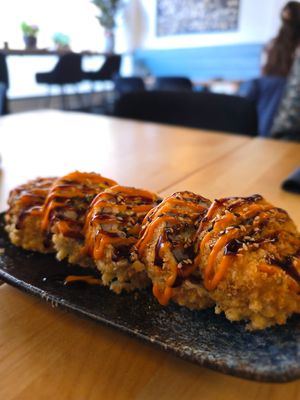 Thic fried ebi at NORI | Vegan Sushi - Wok in Rotterdam