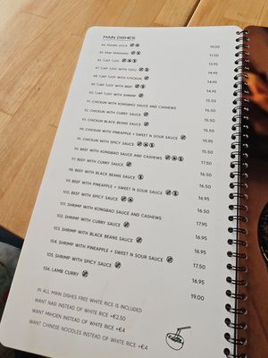 Part of menu at NORI | Vegan Sushi - Wok in Rotterdam