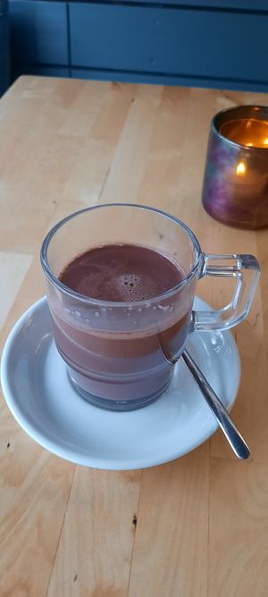 Chocolat chaud 😋 at NORI | Vegan Sushi - Wok in Rotterdam