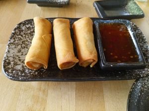 Chinese spring rolls at NORI | Vegan Sushi - Wok in Rotterdam
