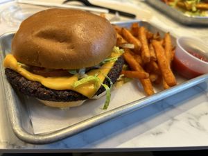 Black Eyed Pea Burger   at Brick City Vegan in Montclair