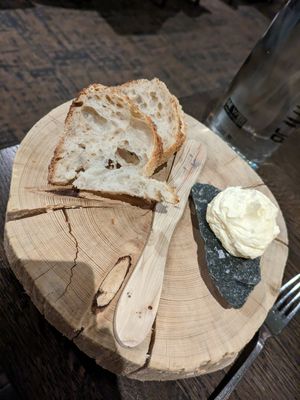 Bread with vegan butter at Sky Kitchen & View  in Rovaniemi
