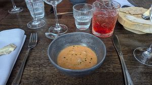Gazpacho at Sky Kitchen & View  in Rovaniemi