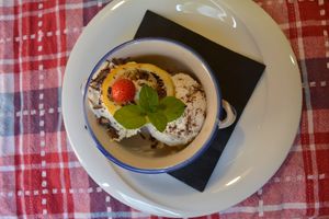 Gelato fatto in casa at Osteria L'iero d'Eima - Bellino CN in Celle