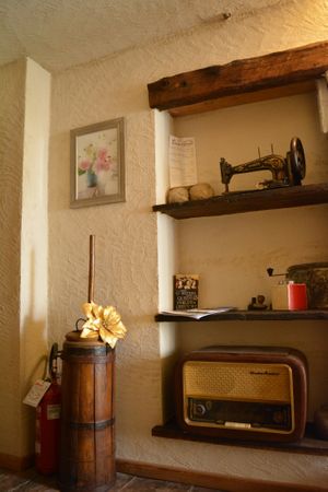 Un dettaglio delle camere at Osteria L'iero d'Eima - Bellino CN in Celle