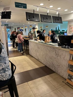 Local  at Bibimpop  in Santiago