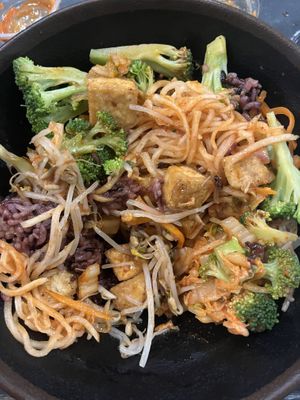 Bibimbap with tofu and kimchi.  at Bibimpop  in Santiago