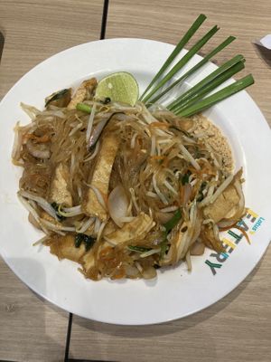 Pad Thai 85 baht  at So Vegan - True Digital Park in Bangkok