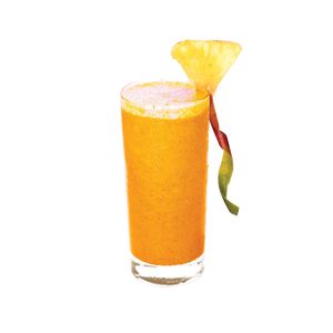 Tropical Smoothie (pineapple, mango, passionfruit, coconut milk) at SQUAREAT in Miami Beach