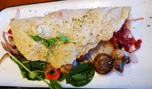 Vegan Crepe at The Kookaburra's Coffee in Mandurah