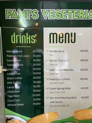  at Fami's Vegetarian Food in Hoi An