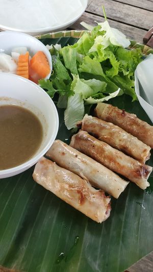 Frittierte Frühlingsrollen at Fami's Vegetarian Food in Hoi An