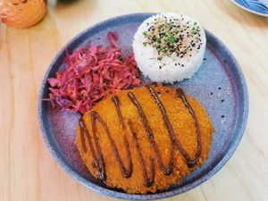 Tonkatsu at Godzu Cocina Asiática in Mexico City