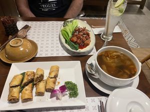 Spring rolls   at Giac Ngo in Ho Chi Minh City