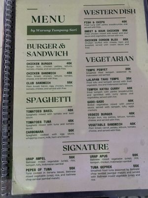   at Warung Tumpang Sari Lembongan in Penida Island