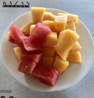 Melon platter  at Kazan Gourmet in Abu Dhabi