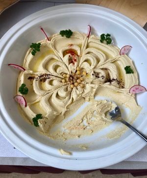 Hummus at Kazan Gourmet in Abu Dhabi