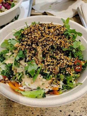 The vegan version of the Tokyo bowl at Sprout & Co - Exchequer St in Dublin