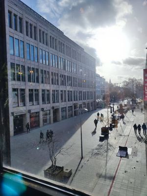 View from upper floor at Frittenwerk - Karmarschstraße in Hannover