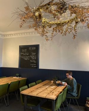 Space to study or share meals with friends! at Feast Cafe in Kirkcudbright