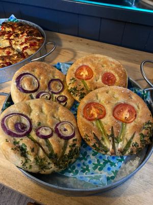 Focaccia Breads! at Feast Cafe in Kirkcudbright