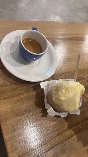 Ice cream (passion fruit and caramel with pecans)  at Isle of Gelato - Ella in Ella