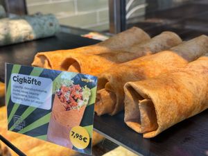 vegan wrap  at Immergrün in Ulm